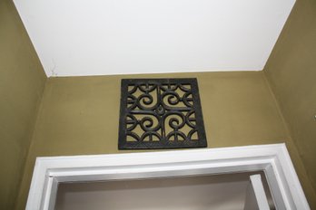 Square Trivet  Decorative Scrollwork Table Stand