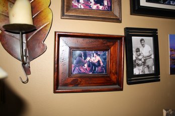 Framed Theatrical Scene Photograph  Collectible Stage Moment