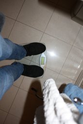 Taylor Digital Glass Bathroom Scale Needs Battery