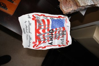 Hope & Glory: A Musical History Commemorative Fabric Patch By Michael Jester, 1996