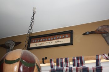 Framed Rustic Americana 'Under The Stars' Wall Art