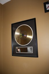Framed RIAA Gold Record Award For Eddie Rabbitt 'Step By Step'