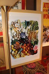 Fruits And Vegetables Rainbow Framed Poster – Poster Foundry