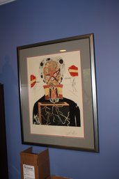 Salvador Dali SURREALIST KING Starfish Etching Print