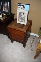 Oak Single Drawer Filing Cabinet Storage Stand