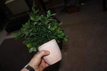 Terracotta Plant Pot With Textured Finish And Protective Feet