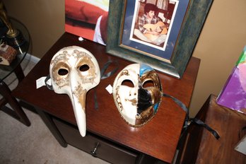 Vintage-Style Venetian Masquerade Masks  Plague Doctor And Split-Face Designs