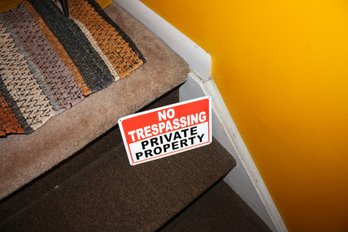 No Trespassing Private Property Warning Sign
