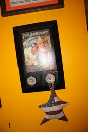 Peter Henderson & Co. Everything For The Garden Vintage Seed Packet Wall Plaque