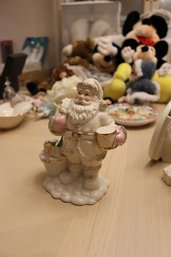 Lenox Santa Claus Basket Toys Porcelain Figurine