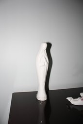 Modernist Ceramic Virgin Mary Statue  Madonna Figure