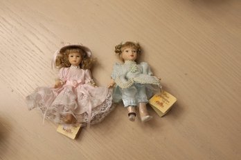 Wilcor Pixie Collection Porcelain Doll Ornament