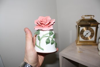 Franklin Mint The Sonia Rose Bone China Bell  Jeanne Holgate, 1983