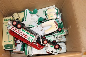 Lot Of Vintage Hess Toy Trucks And Racers Collectible Vehicles