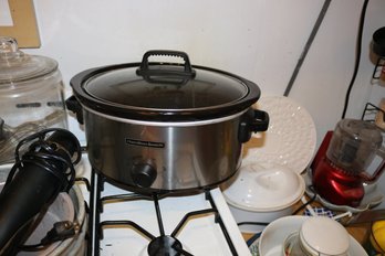 Hamilton Beach 6-Quart Stainless Steel Oval Slow Cooker Untested