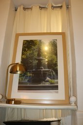 Framed Bethesda Fountain Angel Of The Waters Photograph, Central Park NYC