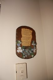 Handmade Wooden Wall Plaque To My Other Mother With Floral Design