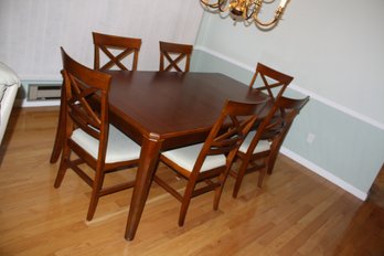 Beautiful Mahogany Rectangular Dining Table Set