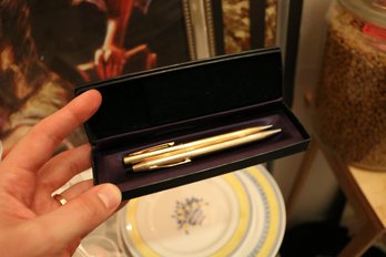 A.T. Cross Classic Century Gold-Filled Ballpoint Pen And Mechanical Pencil Set