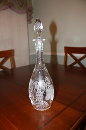 Hand-Cut Crystal Decanter