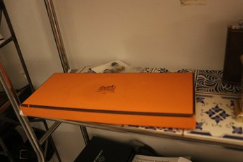 Hermès Paris Orange Presentation Gift Box With Carriage Logo