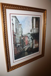 Philip Fusco 2002 Venetian Canal Italy Signed And Numbered