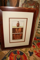18th-century Hand-colored Copperplate Engraving Giovanni Battista Passeri