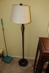 Metal Floor Lamp Linen Shade