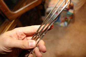 Flat Steel Heddles For Weaving Loom Crafts