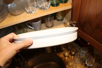 CorningWare French White F-4-B Oval Baking Dish