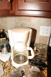 Gevalia 12 Cup Automatic White Drip Coffee Maker Untested