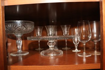 Lot Of Various Crystal Glassware