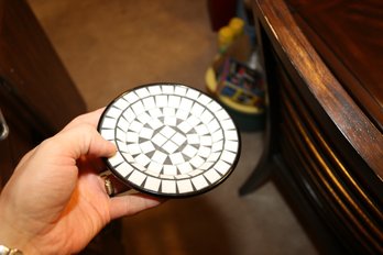 Danish Mid Century Ceramic Mosaic Trinket Dish
