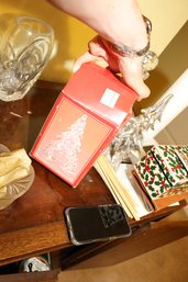 Crystal Christmas Tree Ornament In Decorative Gift Box