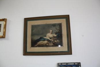 Henriette Of France As Flora Framed Art Reproduction Lithograph