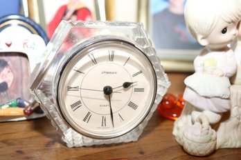 Staiger Crystal Hexagonal Quartz Mantel Clock West Germany Untested