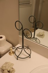 Matte Black Heart Shaped Metal Holder
