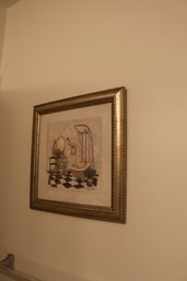 C. Winterle Olson Gold Framed Bathroom Art Print