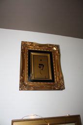 Framed Silhouette Wall Art After Karl Wilhelm Diefenbach Featuring Nymph Figure