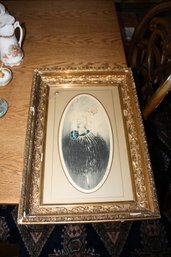 Art Deco Hand Colored Etching Signed Jean Gilles Featuring Female Figure