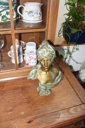 Signed Villanis 'Mille Et Une Nuits' Art Nouveau Bust