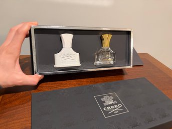 Creed Fragrance Gift Set Containing Love In White And Millesime Imperial Bottles New
