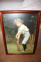 Philip H. Calderon 'Captain Of The Eleven' Framed Print