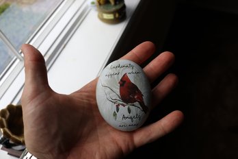 Red Cardinal Memorial Bereavement Pocket Token Keepsake