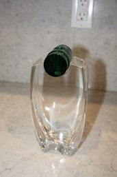 Baccarat Oceanie Tall Crystal Flower Bud Vase By Thomas Bastide Emerald Green