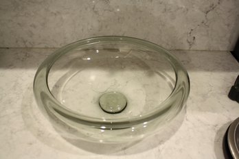Holmegaard Provence Glass Bowl Signed (Mid-Century Modern)