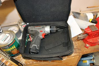 Porter Cable Cordless Drill With Tool Bag And Workshop Accessories Untested