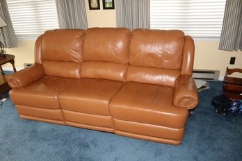 Leather Reclining Sofa Ground Floor