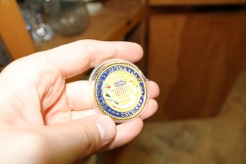 US Coast Guard Training Center Challenge Coin Capsule