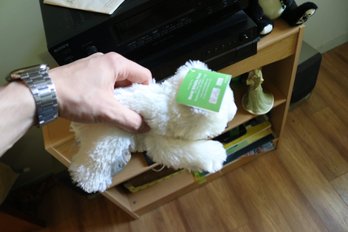 WWF White Bear Plush Toy With Green Tag